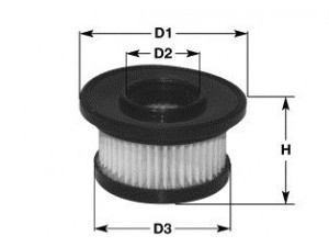 CLEAN FILTERS MPG6001 kuro filtras
