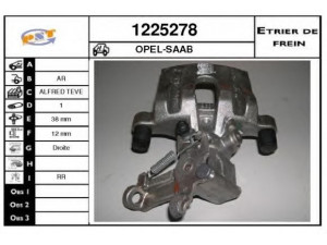 SNRA 1225278 stabdžių apkaba 
 Dviratė transporto priemonės -> Stabdžių sistema -> Stabdžių apkaba / priedai
542092, 5542114, 93172183, 93172183