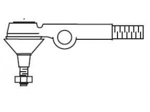 FRAP 4135 skersinės vairo trauklės galas
45047-35050