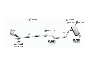 ASSO ART3888 išmetimo sistema