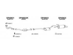 VENEPORTE 400432 išmetimo sistema 
 Išmetimo sistema -> Išmetimo sistema, visa