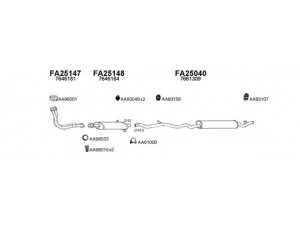 VENEPORTE 250282 išmetimo sistema 
 Išmetimo sistema -> Išmetimo sistema, visa