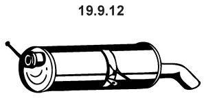EBERSPÄCHER 19.9.12 galinis duslintuvas 
 Išmetimo sistema -> Duslintuvas
1726.ZN