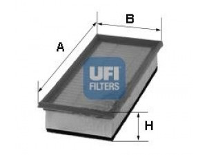 UFI 30.365.00 oro filtras 
 Filtrai -> Oro filtras
8K0133843E, 8R0133843C, 8R0133843D