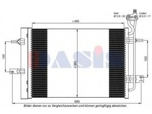 AKS DASIS 152049N kondensatorius, oro kondicionierius 
 Oro kondicionavimas -> Kondensatorius
13303641, 1850221, 1850447, 95513671