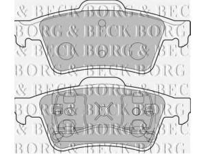 BORG & BECK BBP1761 stabdžių trinkelių rinkinys, diskinis stabdys 
 Techninės priežiūros dalys -> Papildomas remontas
1324300, 1360254, 4387371, 4387374