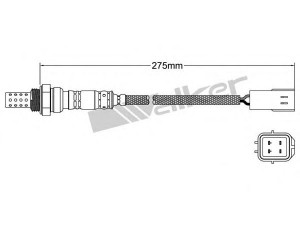 WALKER PRODUCTS 250-24860 lambda jutiklis 
 Išmetimo sistema -> Jutiklis/zondas
N3R118861