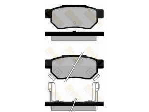 Brake ENGINEERING PA545 stabdžių trinkelių rinkinys, diskinis stabdys 
 Techninės priežiūros dalys -> Papildomas remontas
06022SP8000, 06430SAAJ50, 43022S04000