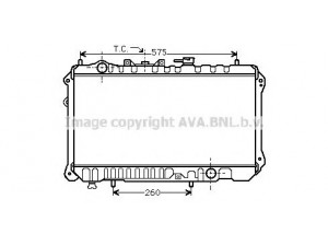 AVA QUALITY COOLING MZ2025 radiatorius, variklio aušinimas 
 Aušinimo sistema -> Radiatorius/alyvos aušintuvas -> Radiatorius/dalys
PN1615200