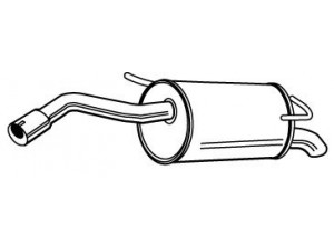 FONOS 23464 galinis duslintuvas 
 Išmetimo sistema -> Duslintuvas
20100AY10A, 20100AY10B