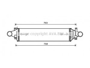 AVA QUALITY COOLING MS4659 tarpinis suslėgto oro aušintuvas, kompresorius 
 Variklis -> Oro tiekimas -> Įkrovos agregatas (turbo/superįkrova) -> Tarpinis suslėgto oro aušintuvas
2465000900