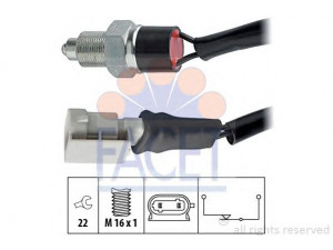 FACET 7.6106 jungiklis, atbulinės eigos žibintas 
 Elektros įranga -> Šviesų jungikliai/relės/valdymas -> Šviesų jungiklis/svirtis
77 00 786 831, 77 00 797 356