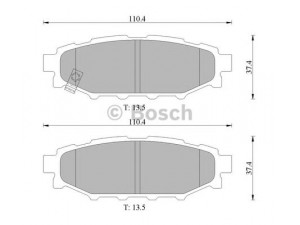 BOSCH 0 986 AB1 474 stabdžių trinkelių rinkinys, diskinis stabdys 
 Techninės priežiūros dalys -> Papildomas remontas
26696 AG000, 26696 AG010, 26696 AG030