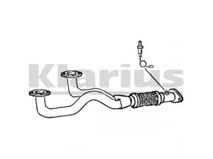KLARIUS 301508 išleidimo kolektorius 
 Išmetimo sistema -> Išmetimo vamzdžiai
60652860, 60652860