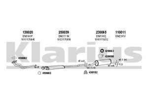 KLARIUS 060230E išmetimo sistema 
 Išmetimo sistema -> Išmetimo sistema, visa