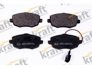 KRAFT AUTOMOTIVE 6006702 stabdžių trinkelių rinkinys, diskinis stabdys 
 Techninės priežiūros dalys -> Papildomas remontas
77364331, 77364332, 77365217, 77365218