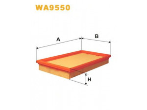 WIX FILTERS WA9550 oro filtras 
 Filtrai -> Oro filtras
1378086G00, 1378084E00, 1378086G00