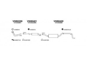 VENEPORTE 800232 išmetimo sistema 
 Išmetimo sistema -> Išmetimo sistema, visa