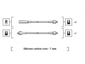 MAGNETI MARELLI 941318111240 uždegimo laido komplektas