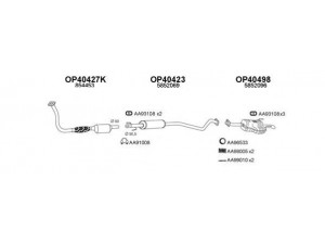 VENEPORTE 400073 išmetimo sistema 
 Išmetimo sistema -> Išmetimo sistema, visa