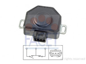 FACET 10.5079 jutiklis, droselio stūmoklis 
 Variklis -> Variklio elektra
13 62 1 273 277, 1628 50, 1628 G4