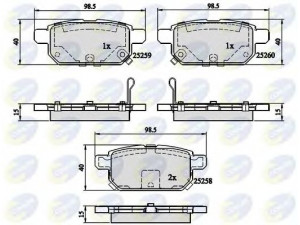 COMLINE CBP32128 stabdžių trinkelių rinkinys, diskinis stabdys 
 Techninės priežiūros dalys -> Papildomas remontas
5580068L00000, 558868L00