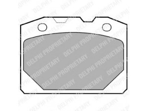 DELPHI LP92 stabdžių trinkelių rinkinys, diskinis stabdys 
 Techninės priežiūros dalys -> Papildomas remontas
2101-3501089, 2101-3501090, GBP598