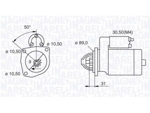 MAGNETI MARELLI 063523680010 starteris 
 Elektros įranga -> Starterio sistema -> Starteris
1516768R, 42522641, 01173241, 1173241
