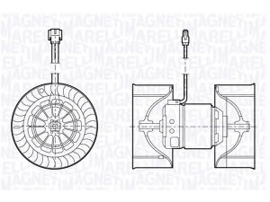 MAGNETI MARELLI 069412691010 vidaus pūtiklis 
 Šildymas / vėdinimas -> Orpūtė/dalys
3 453 729, 3453729, 6 900 685, 64 11 3 453 729