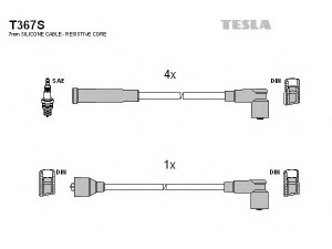 TESLA T367S uždegimo laido komplektas 
 Kibirkšties / kaitinamasis uždegimas -> Uždegimo laidai/jungtys