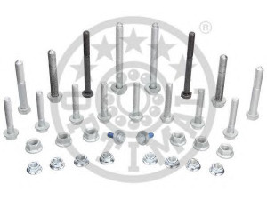 OPTIMAL G8-562 pakabos komplektas 
 Ašies montavimas/vairavimo mechanizmas/ratai -> Valdymo svirtis/pasukamosios svirties sujungimas -> Vairo trauklės (valdymo svirtis, išilginis balansyras, diago
4F0498998