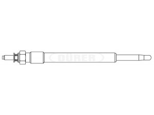 DÜRER DG100128 kaitinimo žvakė 
 Kibirkšties / kaitinamasis uždegimas -> Kaitinimo kaištis
001 159 27 01, A 001 159 27 01