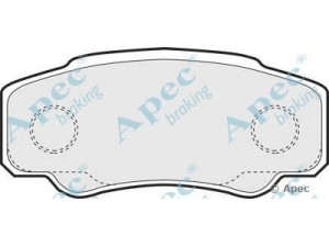 APEC braking PAD1261 stabdžių trinkelių rinkinys, diskinis stabdys 
 Techninės priežiūros dalys -> Papildomas remontas
425247, 425468, 71752985, 9949407