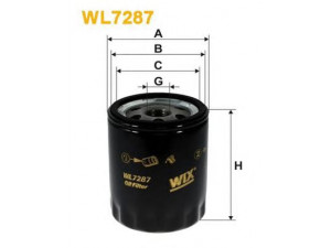 WIX FILTERS WL7287 alyvos filtras 
 Techninės priežiūros dalys -> Techninės priežiūros intervalai
LPX100590, LPX100590