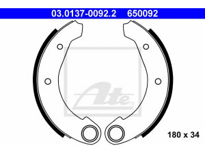 ATE 03.0137-0092.2 stabdžių trinkelių komplektas 
 Techninės priežiūros dalys -> Papildomas remontas
95 663 080, AM 451 018 A