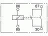 BOSCH 0 332 002 351 relė, pagrindinė srovė; relė
