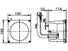 HELLA 1XB 860 830-501 priekinis žibintas