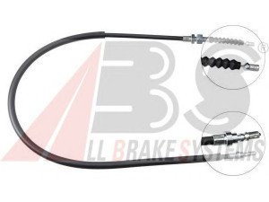 A.B.S. K10287 trosas, stovėjimo stabdys 
 Stabdžių sistema -> Valdymo svirtys/trosai
96026875