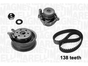 MAGNETI MARELLI 341403640001 vandens siurblio ir paskirstymo diržo komplektas 
 Aušinimo sistema -> Vandens siurblys/tarpiklis -> Vandens siurblys
