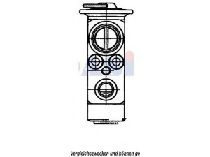 AKS DASIS 840069N išsiplėtimo vožtuvas, oro kondicionavimas 
 Oro kondicionavimas -> Vožtuvai
0028308284, A0028308284