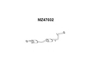 VENEPORTE MZ47032 priekinis duslintuvas 
 Išmetimo sistema -> Duslintuvas
B33840300A, B33840300A9A