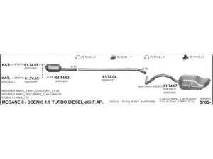 IMASAF 566000100 išmetimo sistema 
 Išmetimo sistema -> Išmetimo sistema, visa