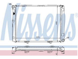 NISSENS 62731A radiatorius, variklio aušinimas 
 Aušinimo sistema -> Radiatorius/alyvos aušintuvas -> Radiatorius/dalys
201 500 18 03, A2015001803