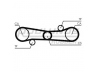 ROULUNDS RUBBER RR1358 paskirstymo diržas 
 Techninės priežiūros dalys -> Papildomas remontas
102500, 102501, 60503002, 13028R7400