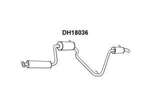 VENEPORTE DH18036 galinis duslintuvas 
 Išmetimo sistema -> Duslintuvas
1743087288000