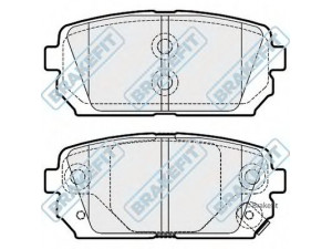 APEC braking PD3235 stabdžių trinkelių rinkinys, diskinis stabdys 
 Techninės priežiūros dalys -> Papildomas remontas