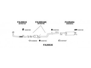 VENEPORTE 250052 išmetimo sistema 
 Išmetimo sistema -> Išmetimo sistema, visa