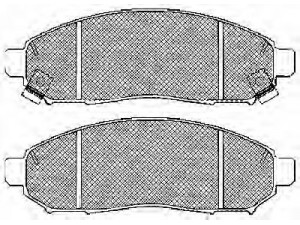 BSF 10878 stabdžių trinkelių rinkinys, diskinis stabdys 
 Techninės priežiūros dalys -> Papildomas remontas
41060EA025, 41060EB326, 41060ZP025