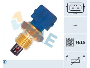 FAE 33002 siuntimo blokas, įsiurbiamo oro temperatūra
1HM 906 501 A