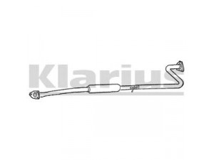 KLARIUS 260207 vidurinis duslintuvas 
 Išmetimo sistema -> Duslintuvas
18220SF9G02, 18220SF9G03, 18220SF9G05